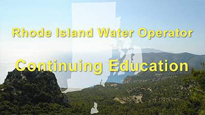 Rhode Island Water Operator Video